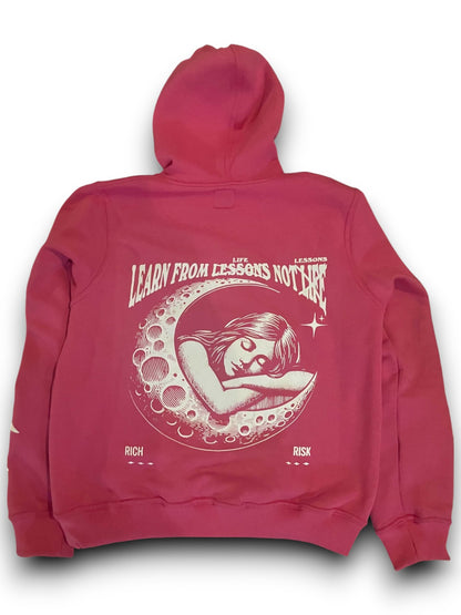 Pink RMR Puff Print Hoodie